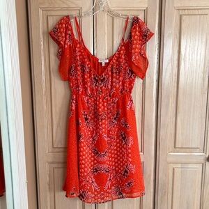 Juicy Couture floral chiffon dress